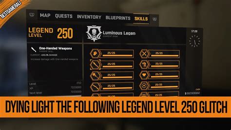 Dying light 2 legend levels glitch - DL2 Legend level bug. Issues / Problems. It tells me i have to reach max levels of the skills which i do i also have all Inhibitors so why can't i unlock it? Is it based on story …